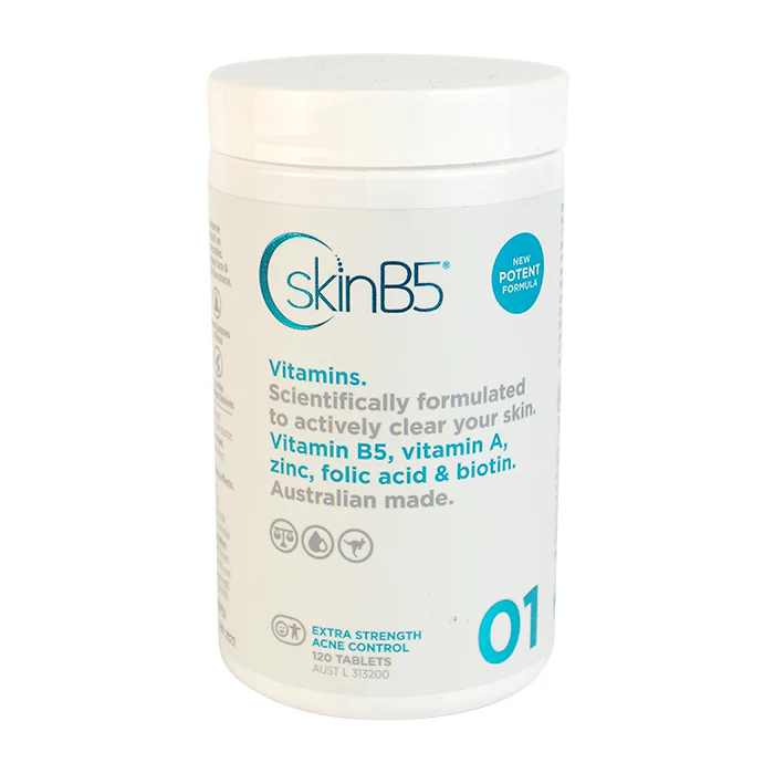 SkinB5 Extra Strength Acne Control Vitamins 120 Tablets