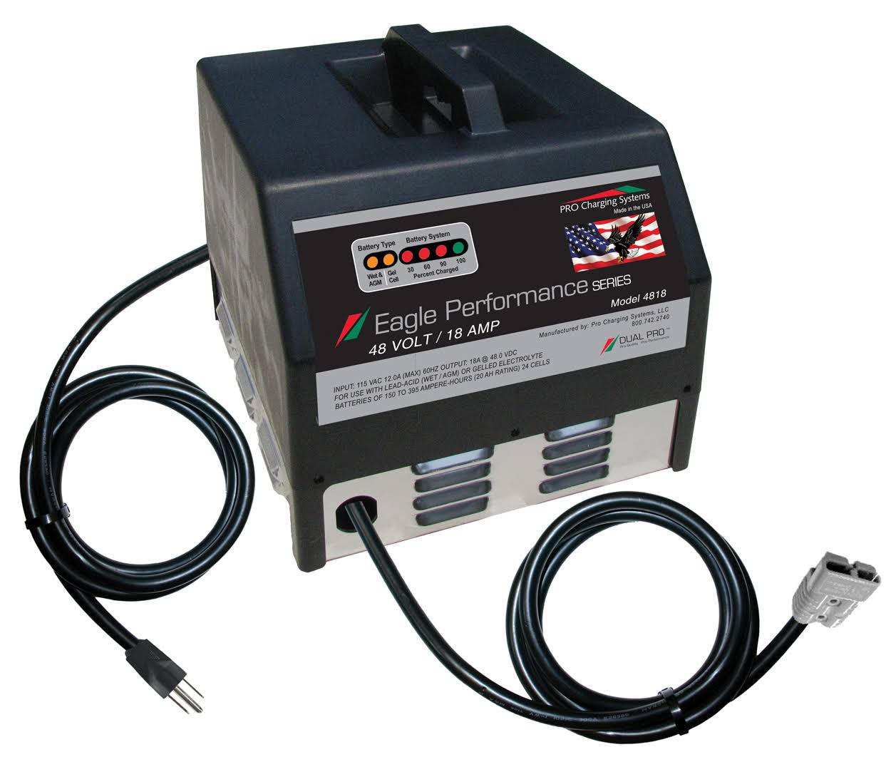 36 Volt 25 Amp Dual Pro Eagle Charger