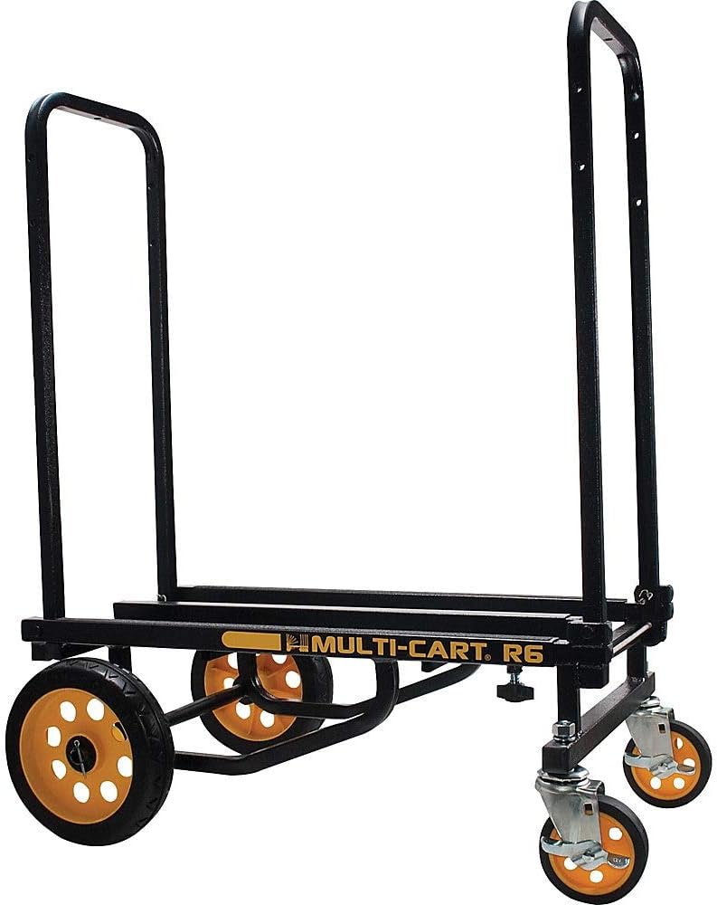 ADVANTUS Multi-Cart 8-in-1 Cart, 500 Pound Capacity, Black/Yellow (86201)