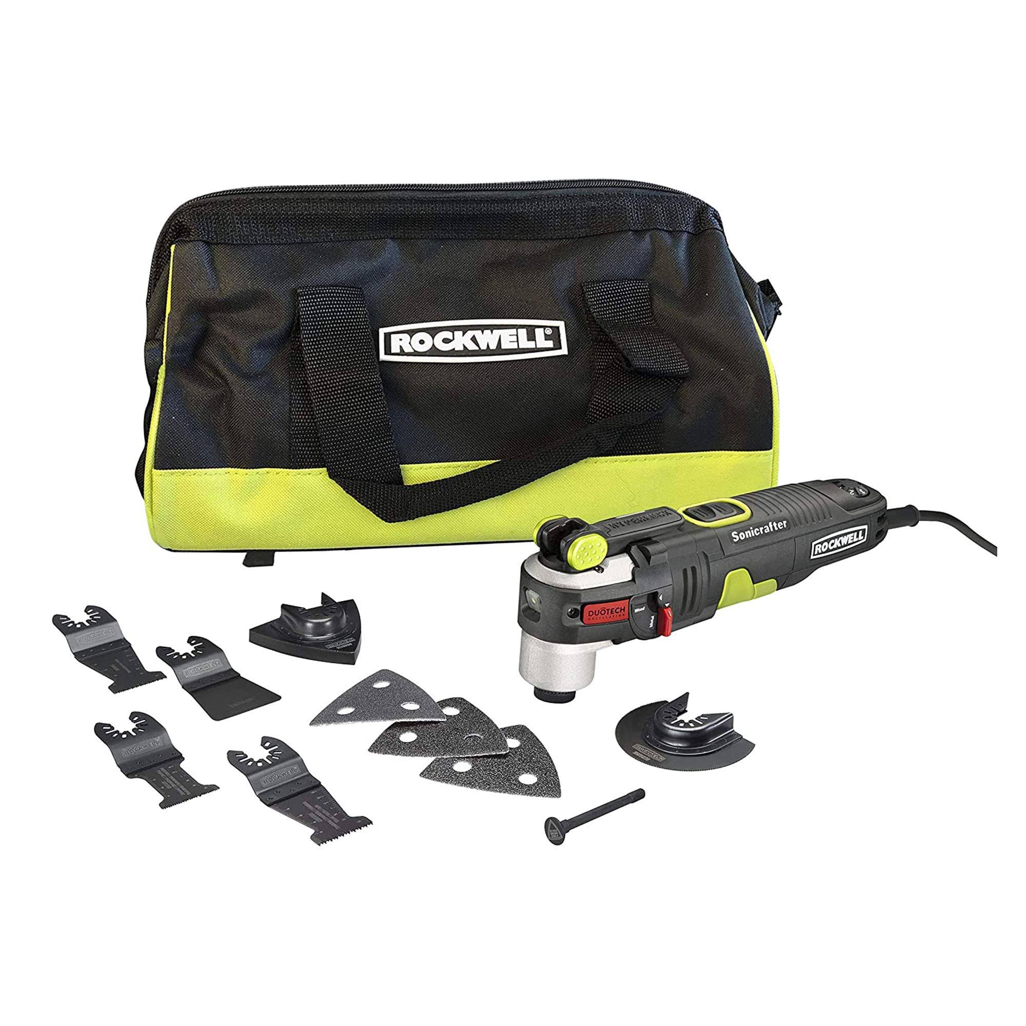 Rockwell AW400 F80 Sonicrafter 4.2 Amp Oscillating Multi-Tool with 9 Accessories - Avayadevconnect