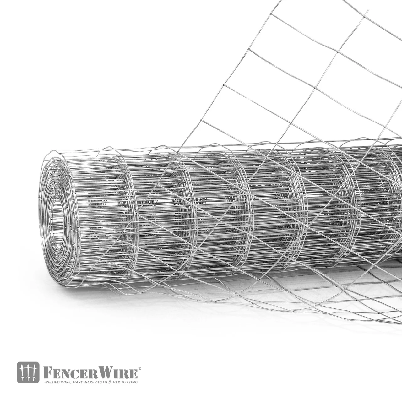 Fencer Wire 14 Gauge Galvanized Welded Wire Fence, 2" x 4" Mesh Opening for Vegetables, Garden Fruits & Animals Enclosure - Curated Treasures Market