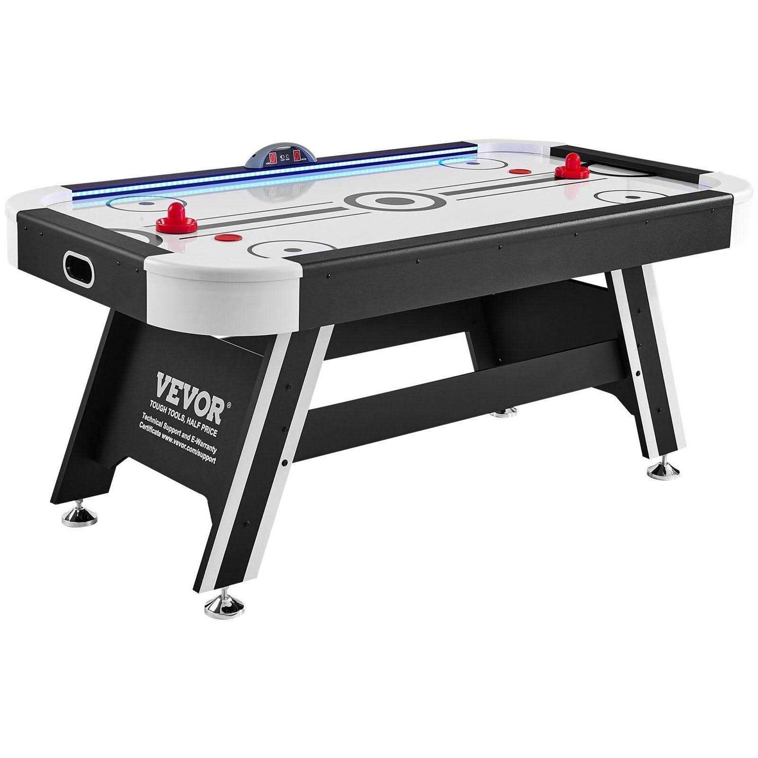 VEVOR Air-Powered Hockey Table, 72 Indoor Hockey Table for Kids and Adults - Sports Supplies Online Store