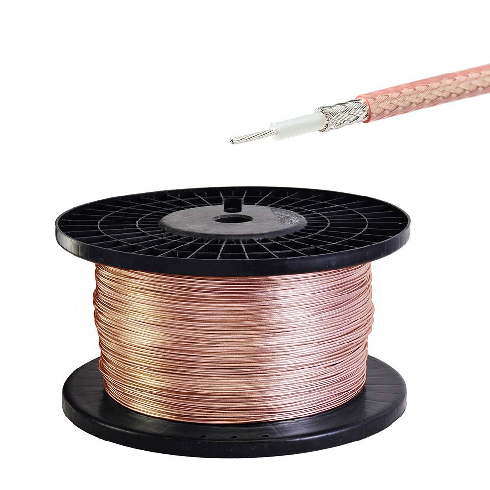 wlaniot RG 316 Cable Low Loss RF Coaxial Coax Cable for DIY 20 Feet (6.09 Meters)