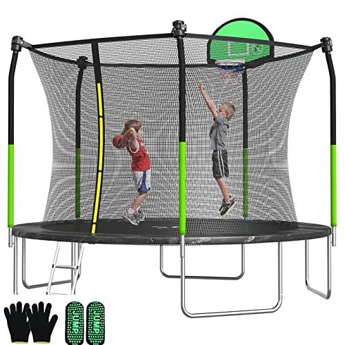 SKOK Trampoline 8FT 10FT 12FT 14FT 15FT Trampolines with Enclosure Net