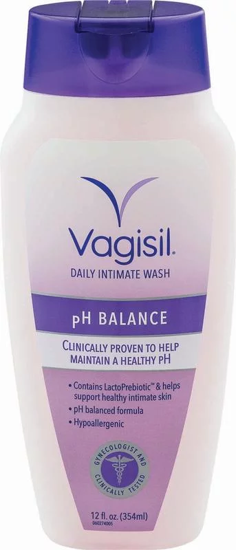 Vagisil PH Balance Daily Intimate Vaginal Feminine Wash, 12 fl.oz., 1 Pack (Pack of 3)