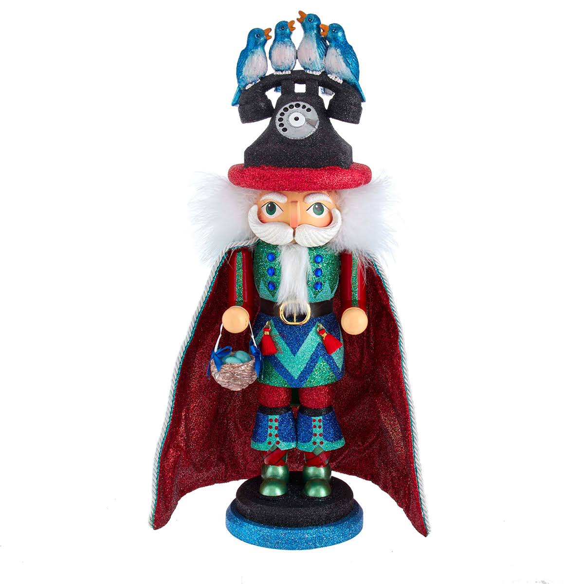 Kurt Adler 17.5 Hollywood 12 Days of Christmas Four Calling Birds Nutcracker