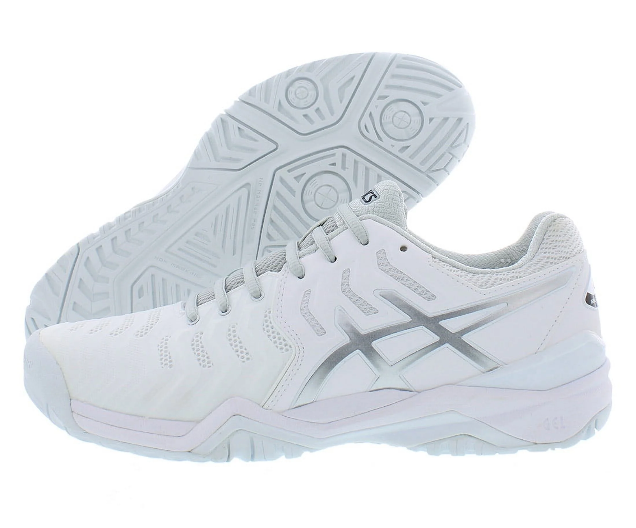 Asics Gel-Resolution 7 Mens Shoes Size 8, Color: White