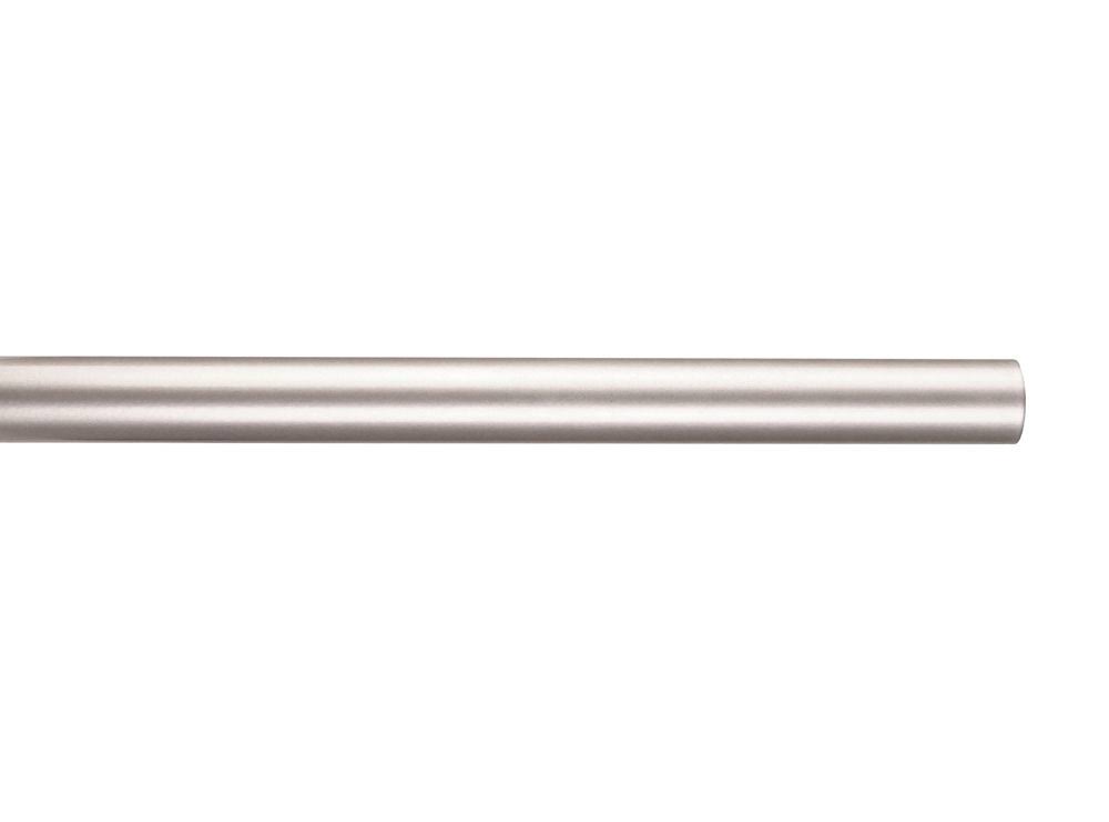 KV Barn Door 4ft Steel Round Track Satin Nickel, Price/each