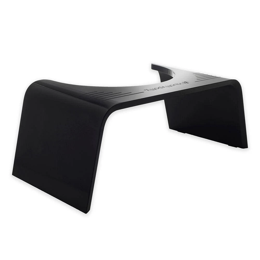 Squatty Potty Acrylic Glass Slim 9x22 Toilet Stool in Black