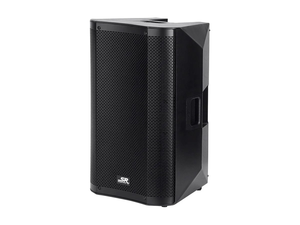 Monoprice SRD212 Powered Speaker 12in, with Class D Amp, Built-in Digital Sound Processor DSP, and Bluetooth Streaming, Portable and Lightweight