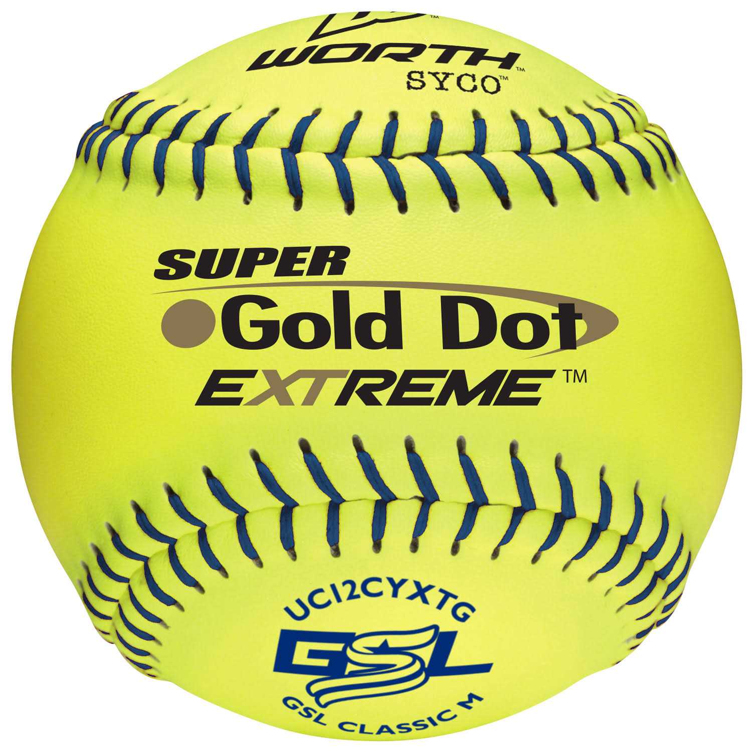 Worth Super Gold Dot Extreme GSL Classic M Softballs - Sports Supplies Online Store