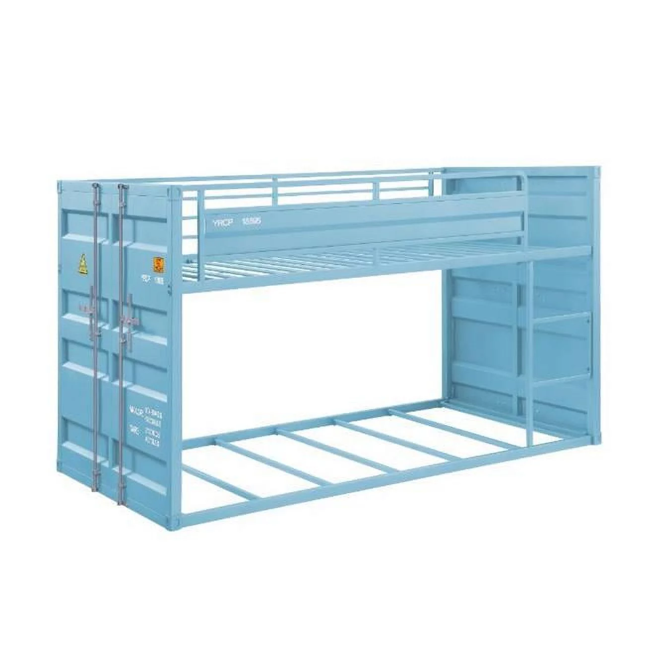 Acme Furniture  80 x 42 x 46 in. Cargo Bunk Bed, Aqua - Twin Size - Case of 2