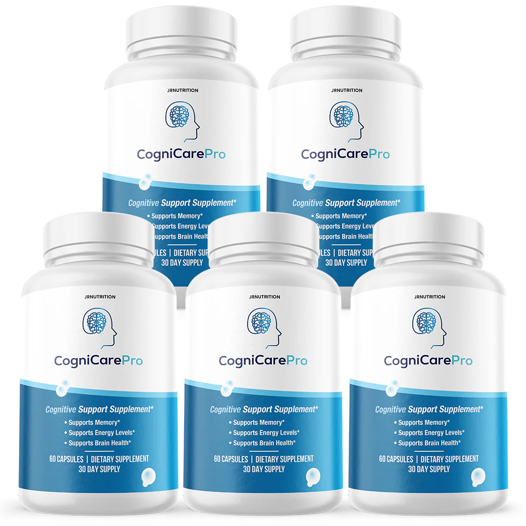 Cognicare Pro - Cognitive Support Dietary Supplement 60 Capsules (5 Pack) - Kansas Nuitrition - HNZSDS