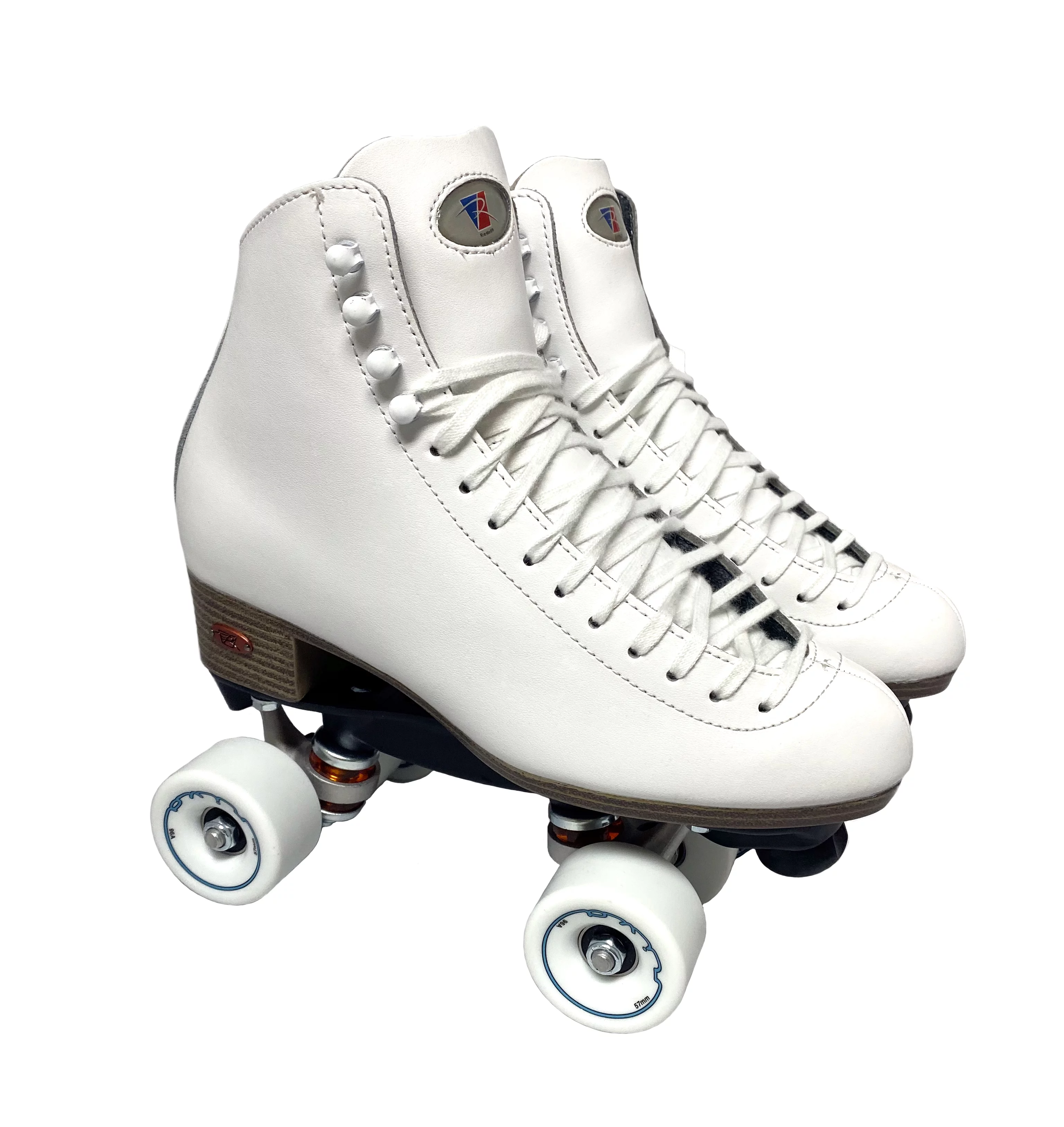 Riedell Quad Roller Skates - 120 Uptown (White) - Curated Treasures Market