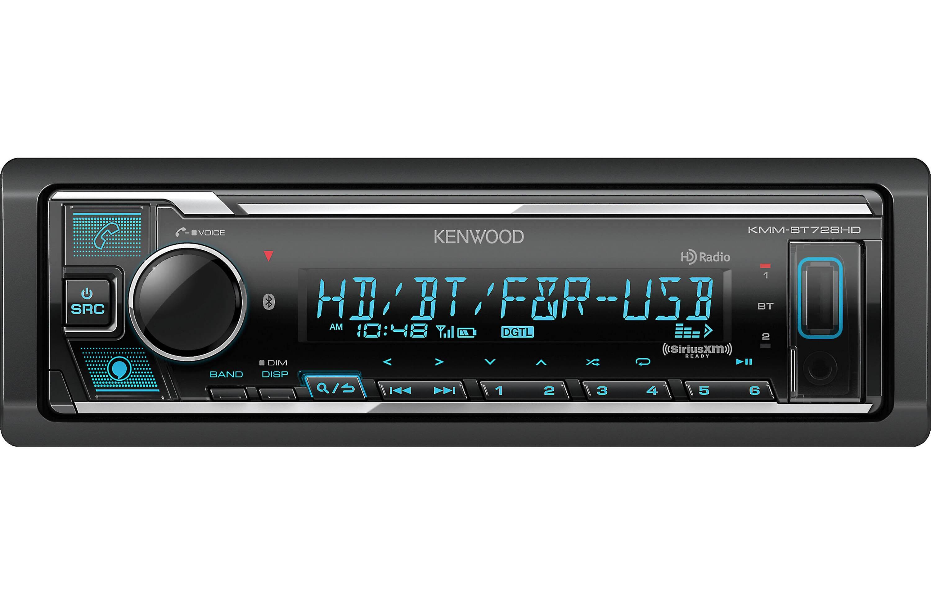 Kenwood KMM-BT728HD 2-Way Car Digital Receiver