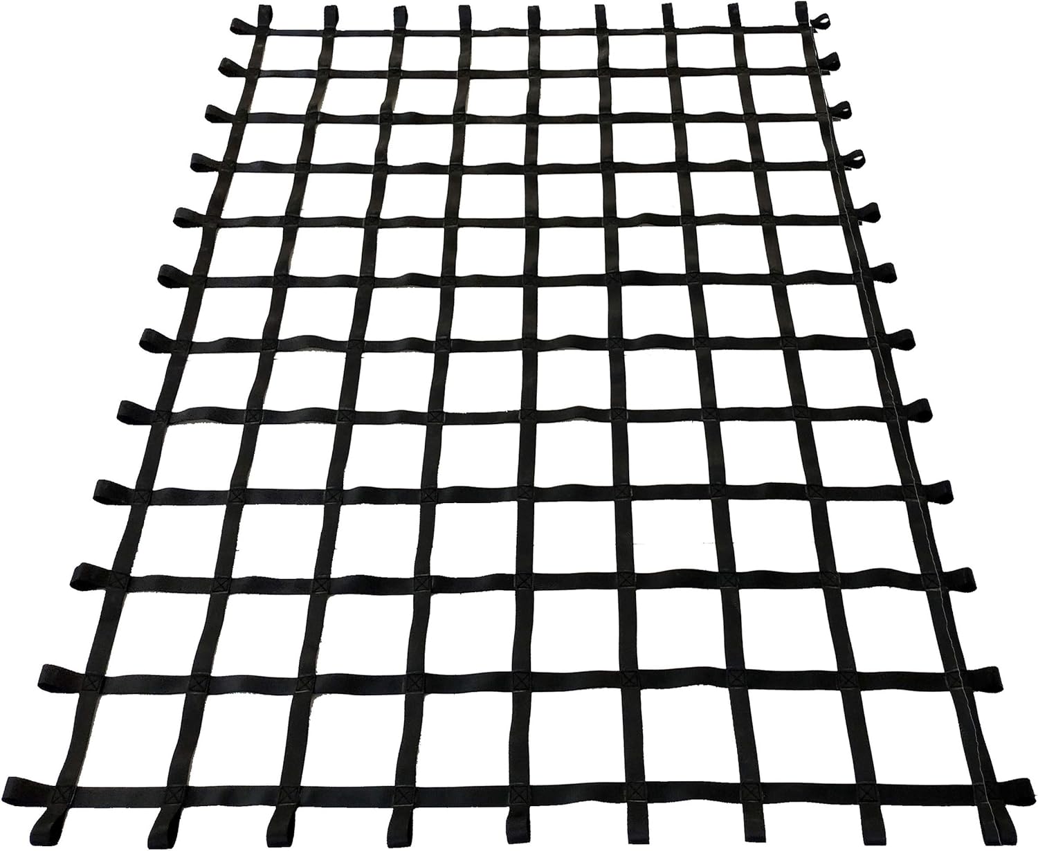 Fong 10 ft X 8 ft Climbing Cargo Net Black - Indoor Climbing net - Outdoor Playground Swing, Belt Swing, Cargo Net Playground (10ft X 8ft)