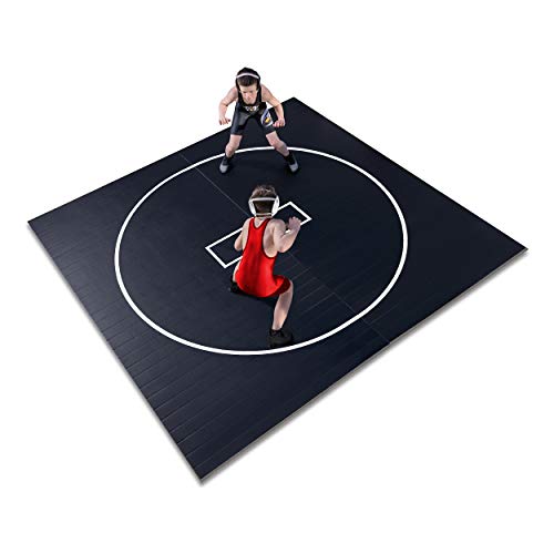 Gold Medal Sports 10' x 10' Wrestling Mat, Jiu Jitsu BJJ Mats, Wrestling Mats, Martial Arts Thick Mats for Home, Judo Tatami Wrestling Mat