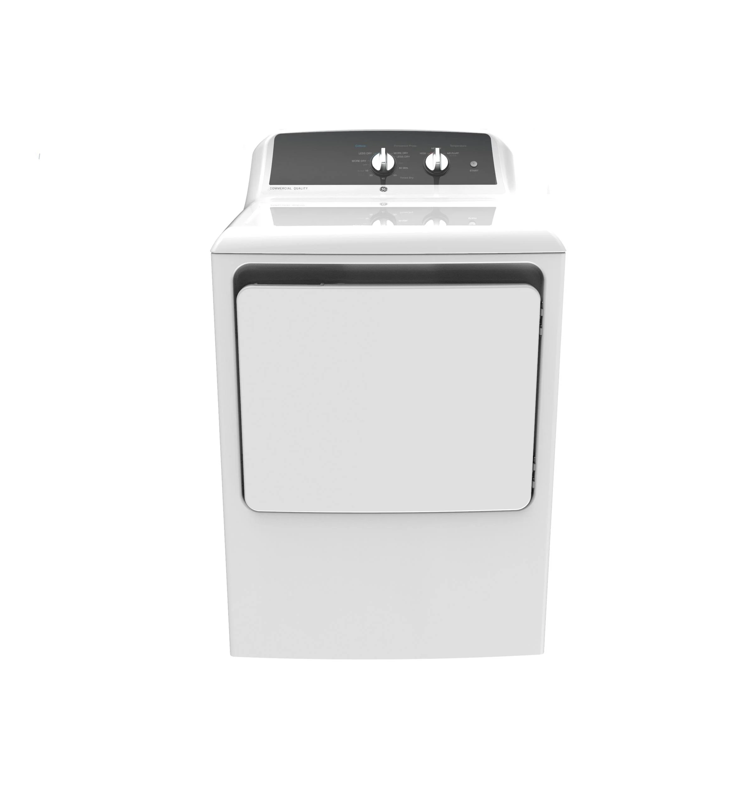 Ge Gtx52easp 27" Wide 6.2 Cu. Ft. Electric Dryer - White