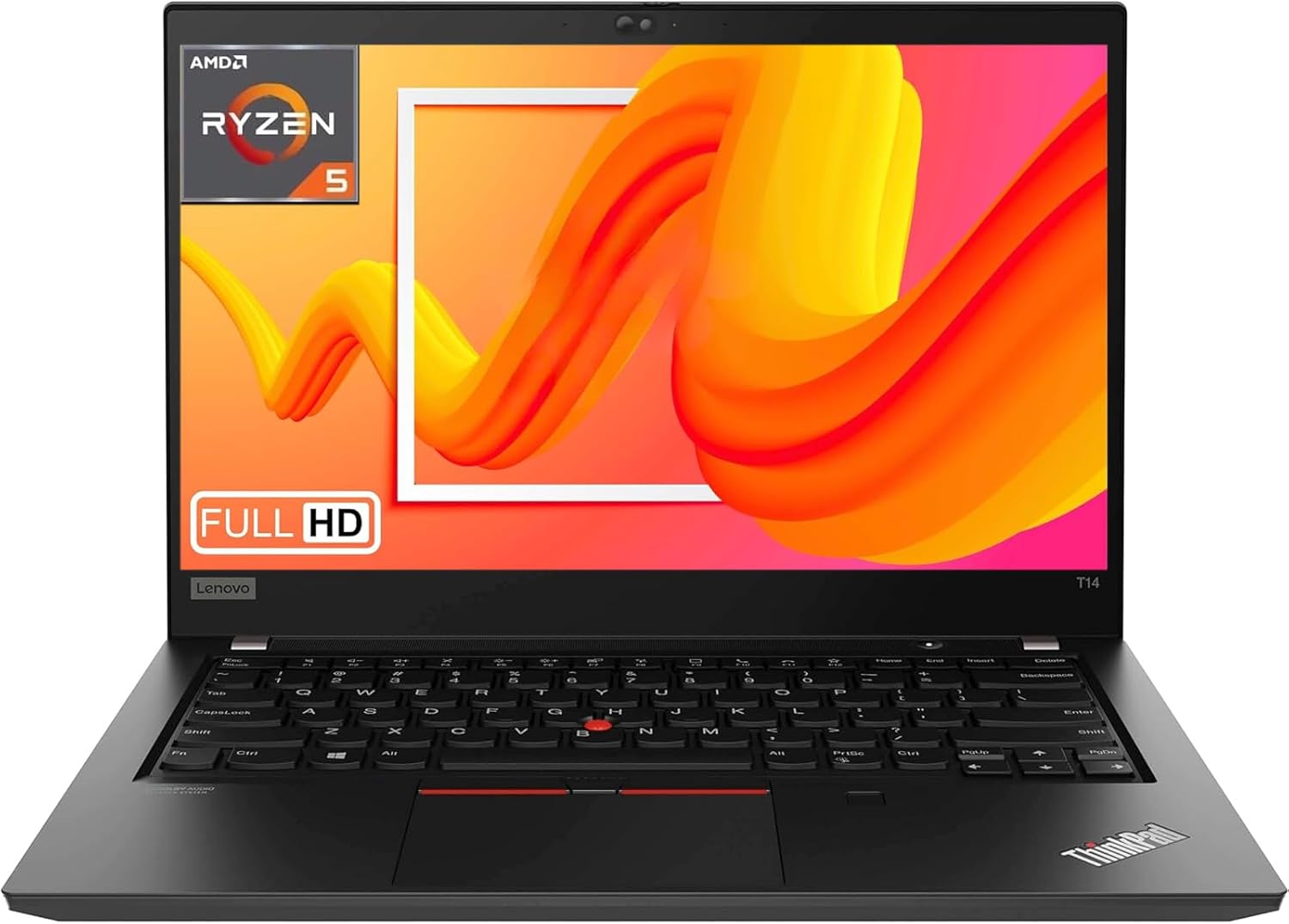 Lenovo Thinkpad T14 Business Laptop, 14in FHD(1920x1080) Laptop T14 with Backlit Keyboard, AMD 6-Core Ryzen5 4650, 16GB RAM, 512GB SSD