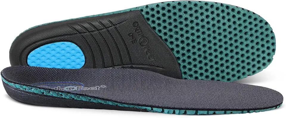 Sponsored Ad - Orthofeet Men's Orthotic Insoles with Arch Support for Plantar Fasciitis and Pain Relief, Size 15 - Kansas Nuitrition - HNZSDS