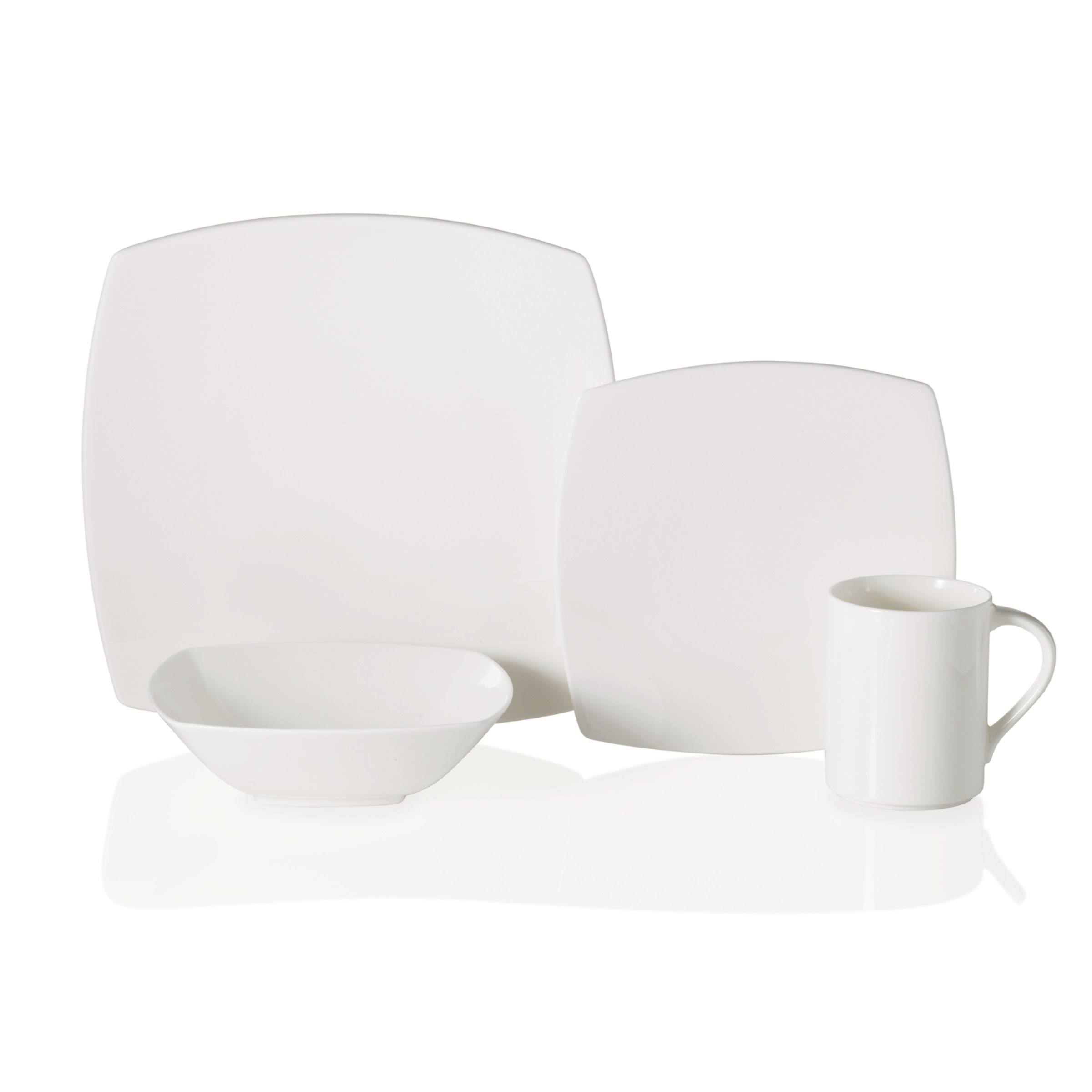 Mikasa Elegance White 4 Piece Place Setting - White