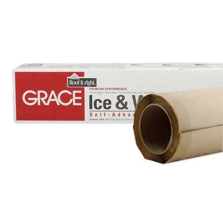 Grace Ice u0026 Water Shield - 6in. x 75ft. - Carton of 6, Size: 6 x 75ft., Black