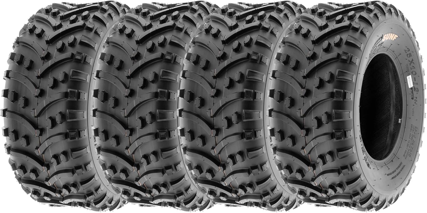 SunF 22x11-8 22x11x8 Knobby ATV UTV Tire PR A032 - SET of 4