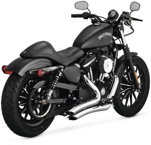 Vance u0026 Hines 26067 Big Radius 2-into-2 for Harley Davidson XL Sportster, Size: One size, Silver