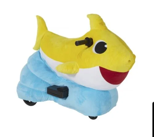 6V Baby Shark Plush Ride-On Toy by Dynacraft - Curated Treasures Market
