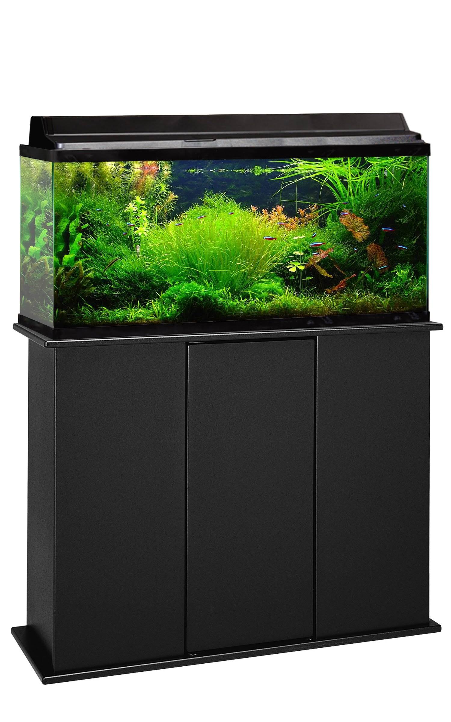 Aquatic Fundamentals 30/38/45 Gallon Upright Aquarium Stand, Black