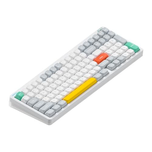 nuphy Halo96 V2 Wireless Keyboard,Gasket Structure,96% Hot Swappable Gaming Keyboard, 99 Kyes RGB Backlit Mechanical Keyboard, Support QMK/VIA