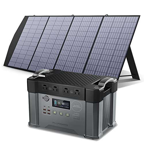 [Upgraded Version] ALLPOWERS S2000 Portable Power Station 2000W (Peak 4000W) MPPT Solar Generator 1500Wh Backup Battery with 4 AC Outlets for Outdoor