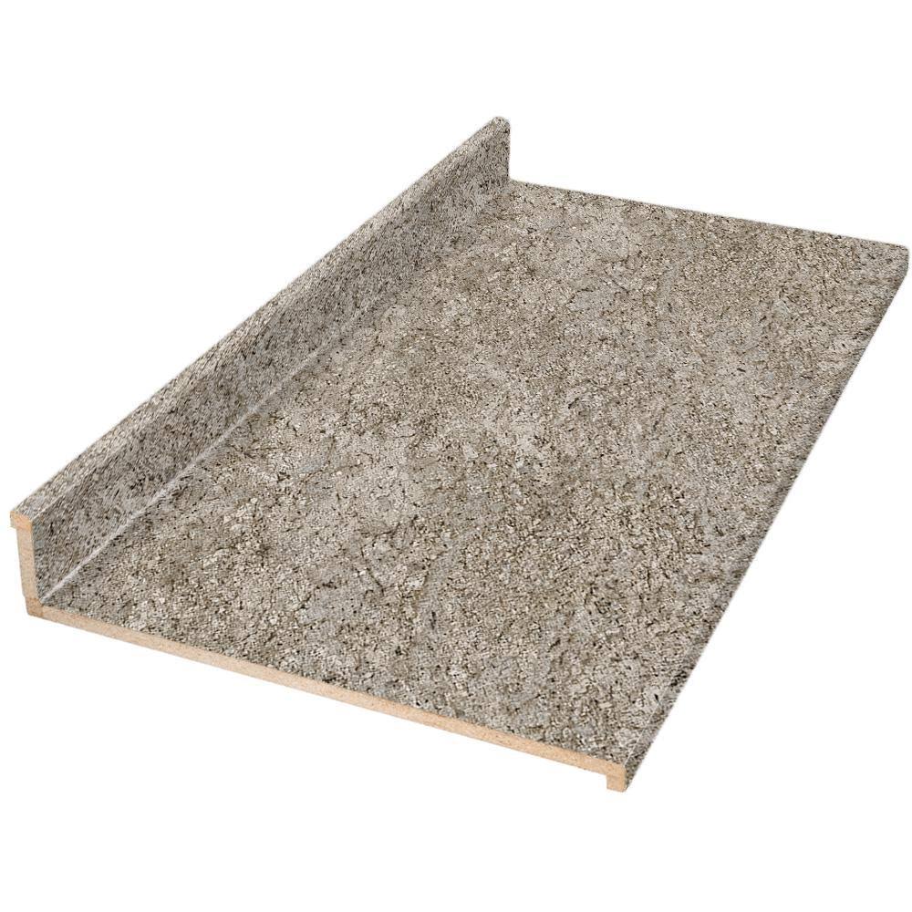8 ft. Laminate Countertop in Tuscan Romano with Ora Edge