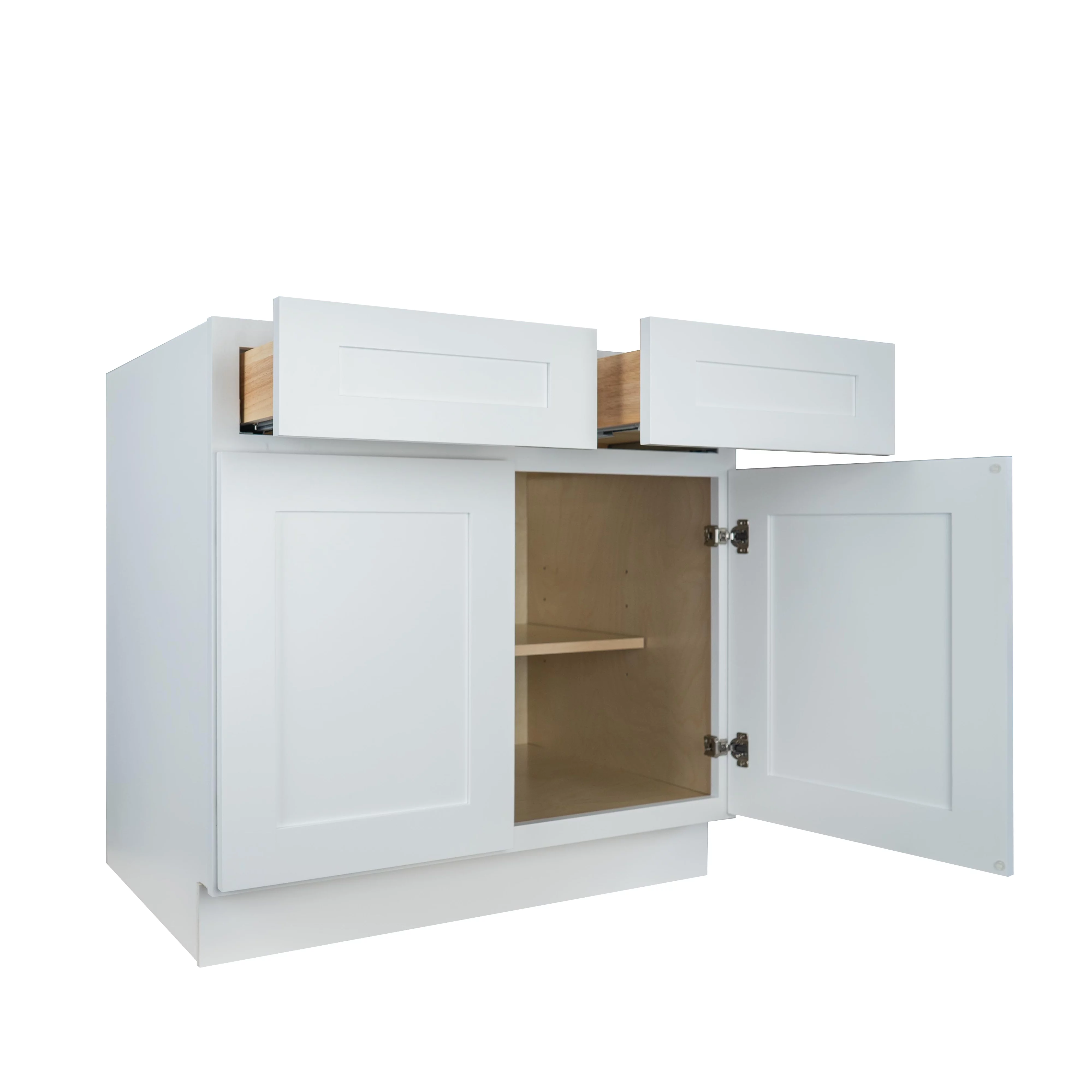 Hollywood Fabiani Design Shaker Base Kitchen Cabinet Ready to Assemble 30 in. W x 24 in. D x 34.5 in. H White