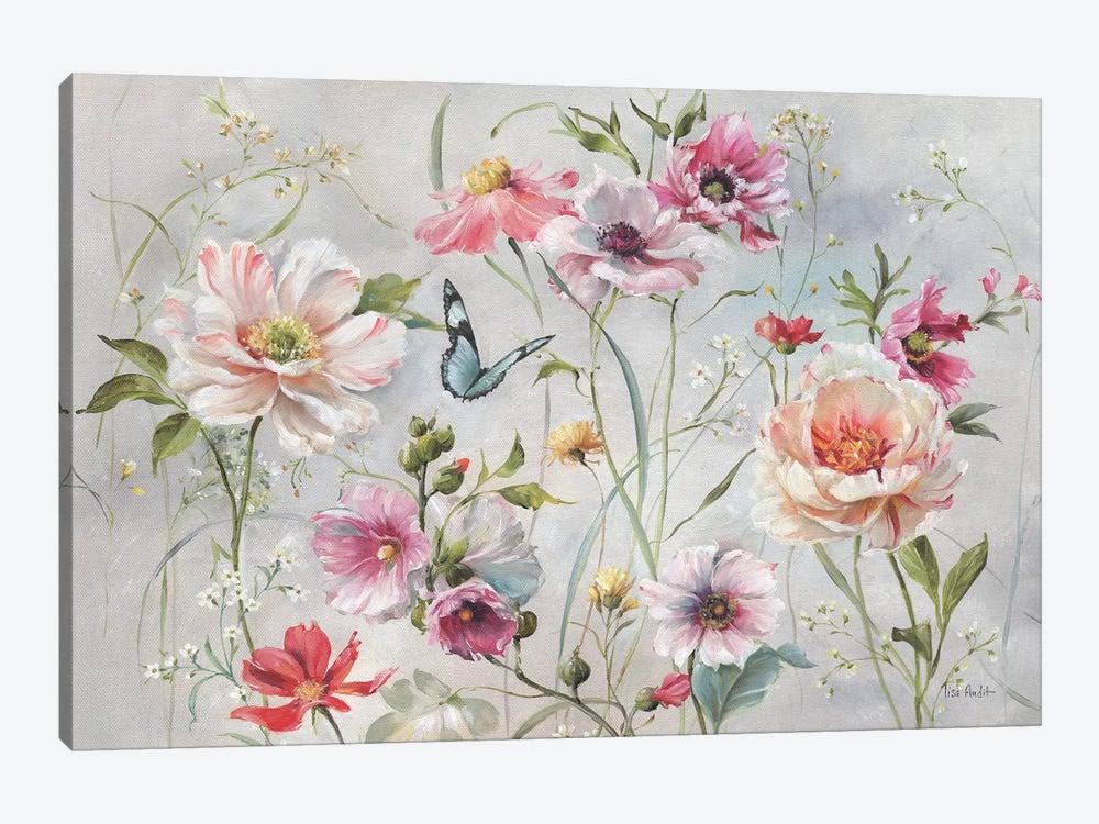 Lisa Audit Canvas Wall Decor Prints - Antique Garden I ( Floral u0026 Botanical art)