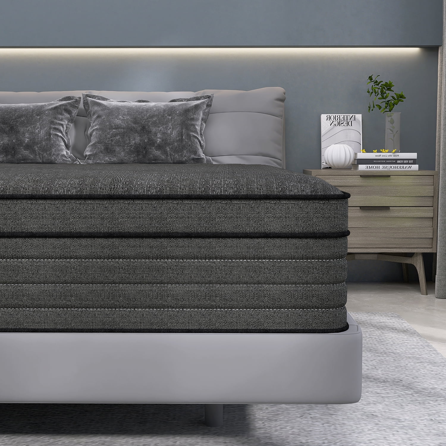 14 inch Full Mattress,Hybrid Mattresses Medium Firm in a Box