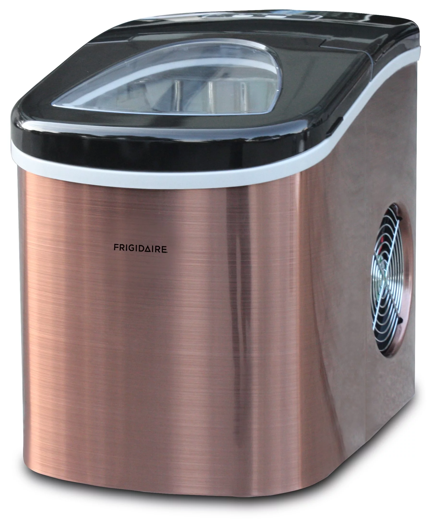 Frigidaire 26 lb. Countertop Ice Maker EFIC117-SS, Red Stainless Steel