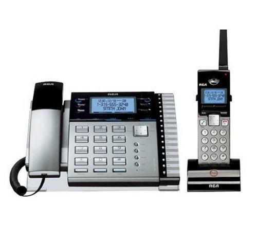 RCA Business 25450RE3 Expandable Cordless Phone with Handset - 900 MHz - 4-line - Silver