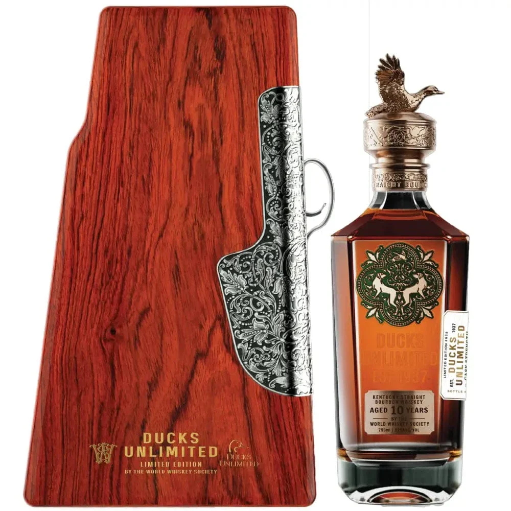 World Whiskey Society Ducks Unlimited Special Edition 10 Year Old Kentucky Bourbon - Nestor Liquor