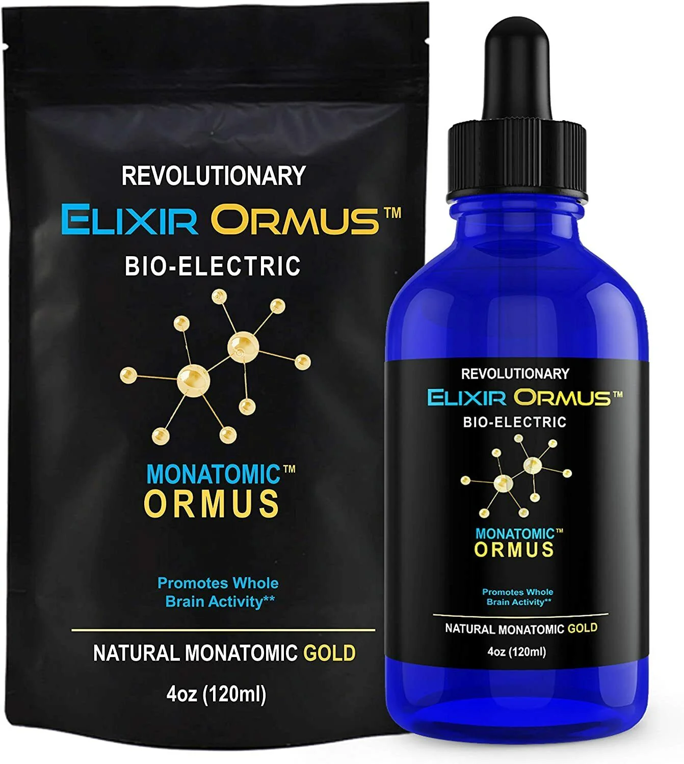 ELIXIR Monatomic Gold Ormus Manna DNA Repair Heightened Awareness Lucid Dream 4oz - Kansas Nuitrition - HNZSDS