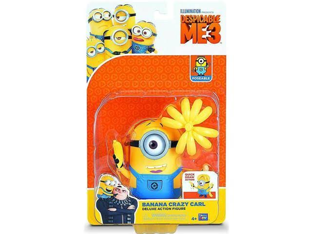 Despicable Me 3 Banana Crazy Carl Deluxe Action Figure