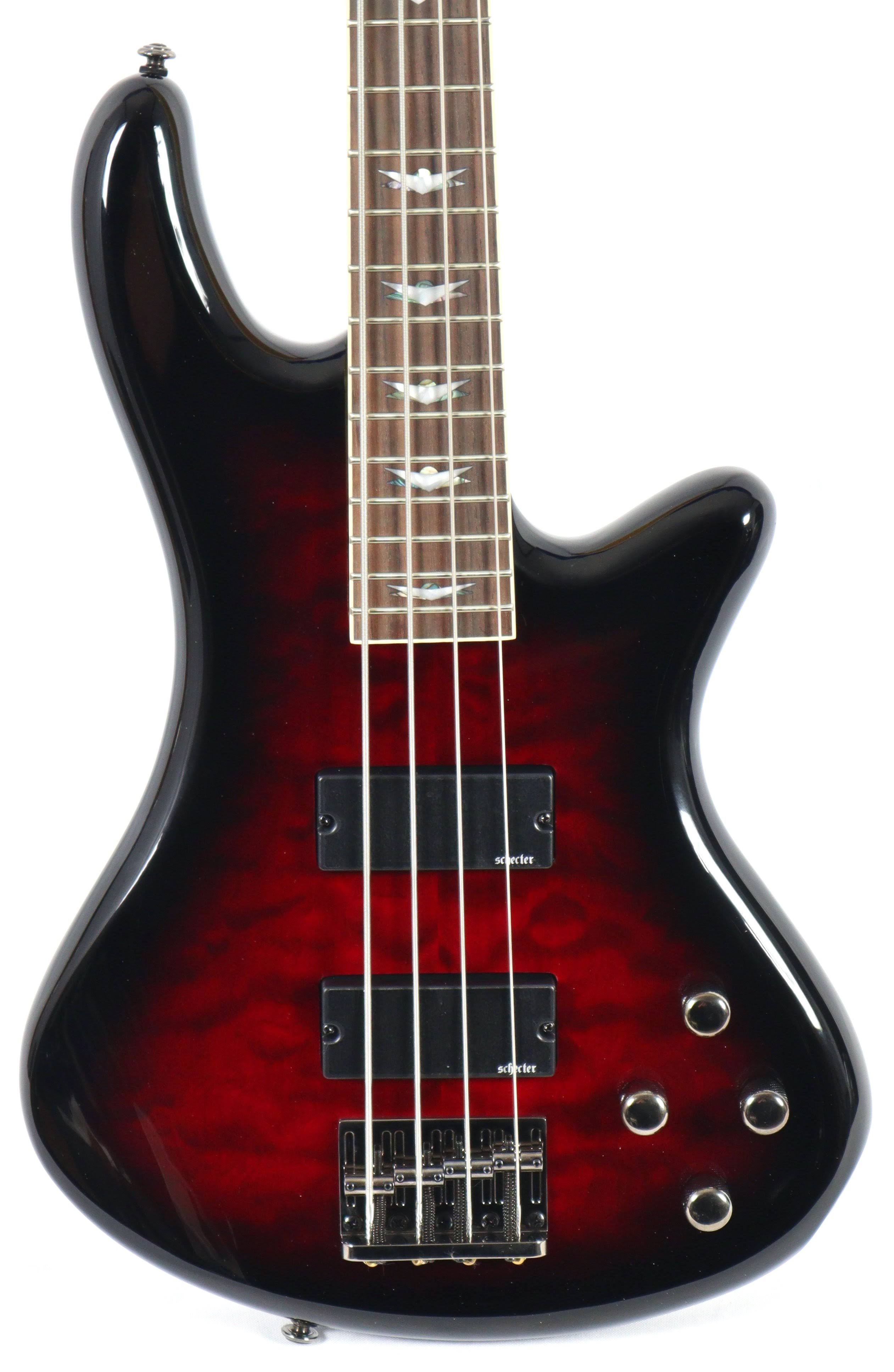 Schecter Stiletto Extreme-4 Bass, Black Cherry - Megean