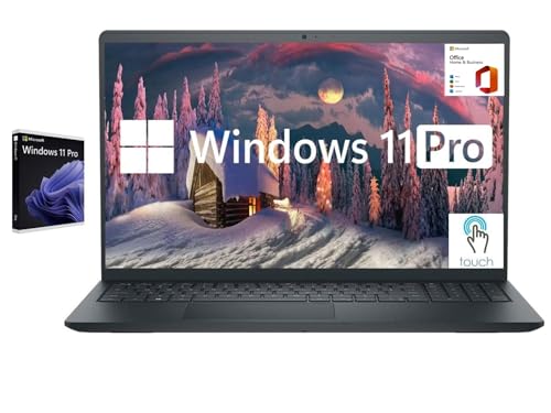 Dell Inspiron 3000 Series Laptop, 15.6" FHD Touchscreen, Intel Quad-Core i5-1135G7, 32GB DDR4 RAM, 2TB Storage(1TB SSD+1TB HDD), Webcam