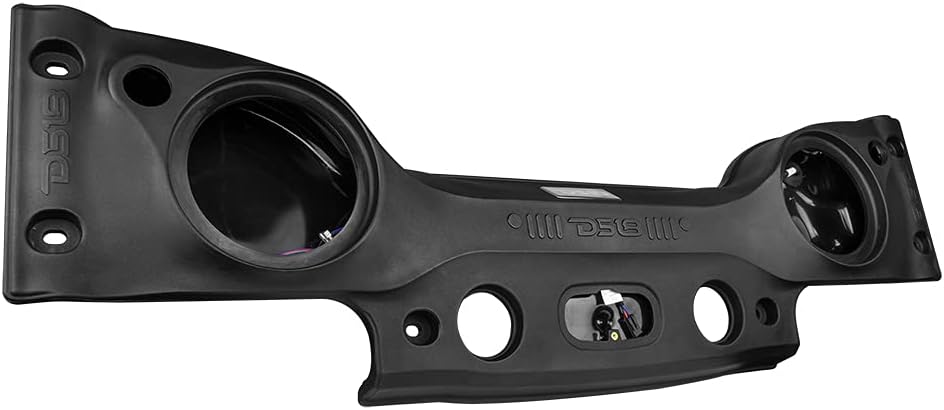 DS18 JL-SBAR Black Jeep Wrangler Overhead Soundbar for JL 2007-2021 Will Accommodate 4 x 8-inch Speakers, 4 x 1.75-inch Tweeters, (Black)