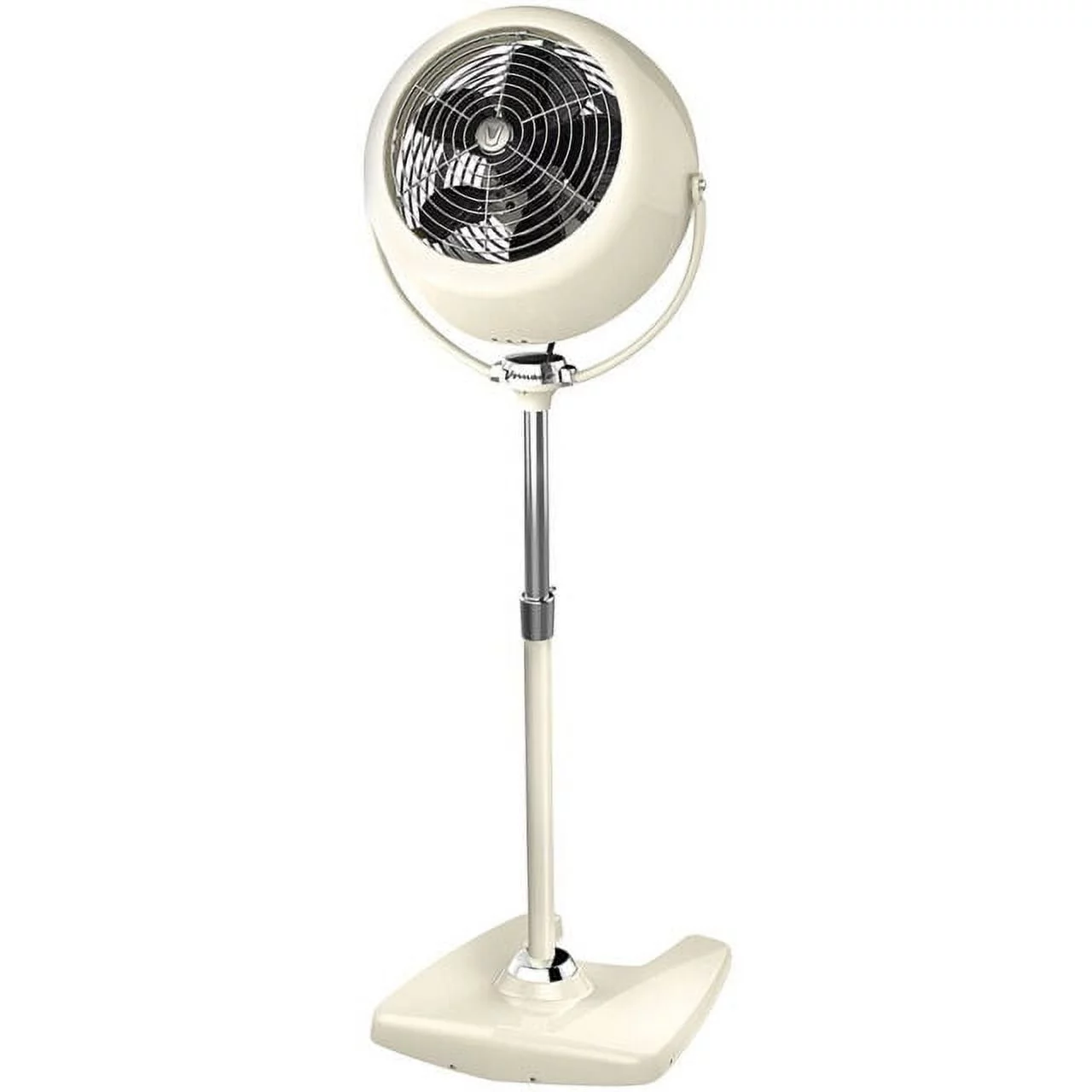 Vornado VINTAGE Whole Room Pedestal Air Circulator,  3Speeds with Adjustable Height 42-55″ and Full Action Pivot Head Included