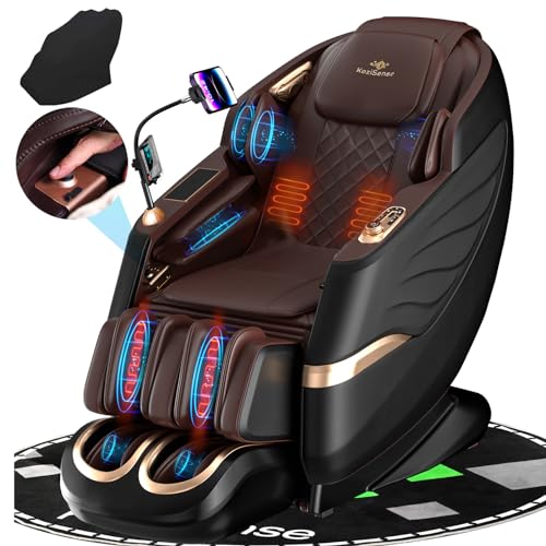 2024 Massage Chair Full Body with Heat,Full Body Zero Gravity SL-Track Shiatsu Massage Chair,Shiatsu Massage Recliner Chair with AI Control,Body Scan