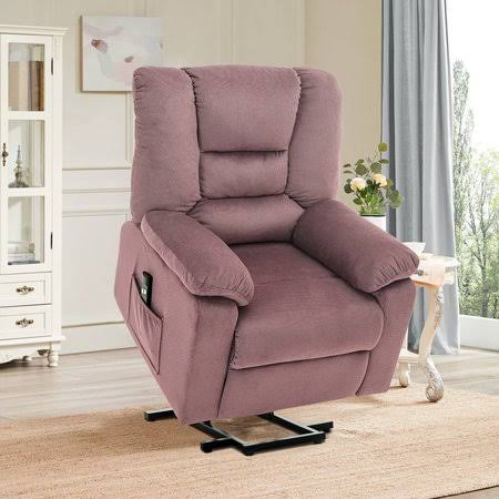 Electric Recliner Chair, Heavy Duty Power Lift Recliners for Elderly Wide SEAT, 300 lb Capacity Bedroom Chair with Side Pockets,