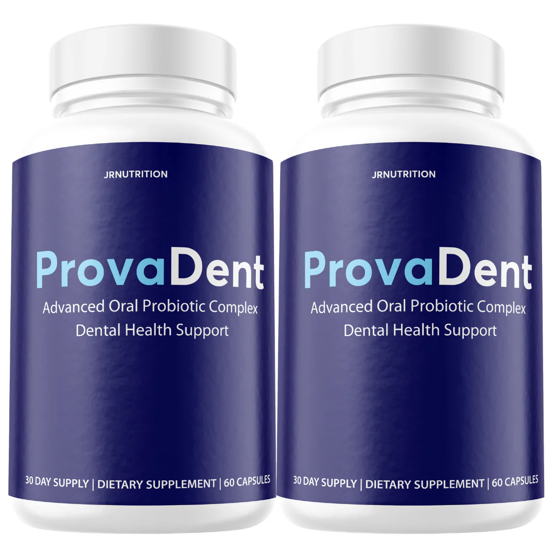 ProvaDent Oral Probiotic Support Healthy Teeth and Gums Prova Dent - 2 Bottles - Kansas Nuitrition - HNZSDS