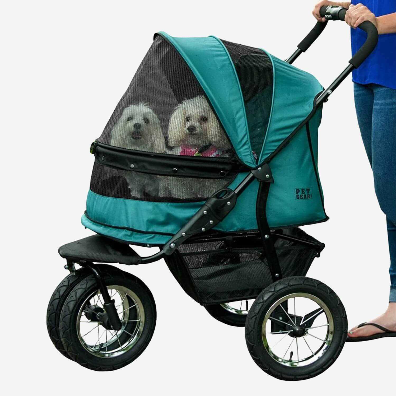 Pet Gear Double No-Zip Pet Stroller - Pet Supplies online store
