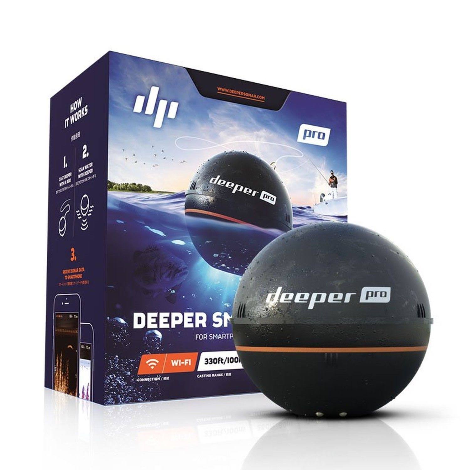 Deeper Smart Sonar Pro, 2.55, Black
